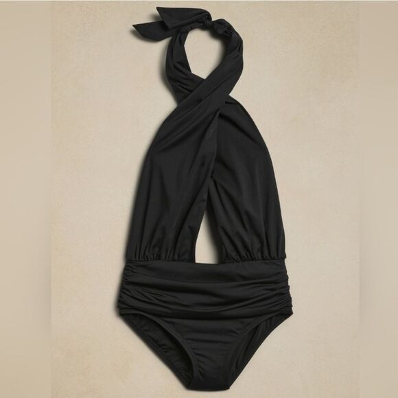 Banana Republic Black Twisted Knot Remake Swimsuit - Picture 3 of 12